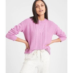 NWT BANANA REPUBLIC CHUNKY CABLE SWEATER SIZE M